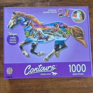 Horse Shaped Jigsaw Puzzle - 1000 Pieces